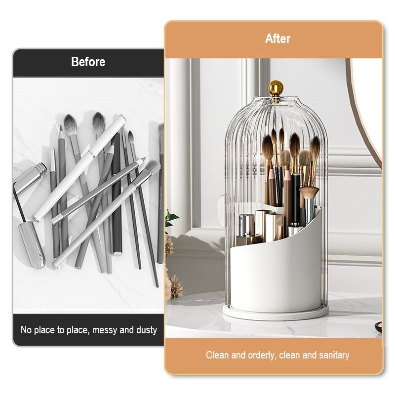 360° Rotating Makeup Organizer
