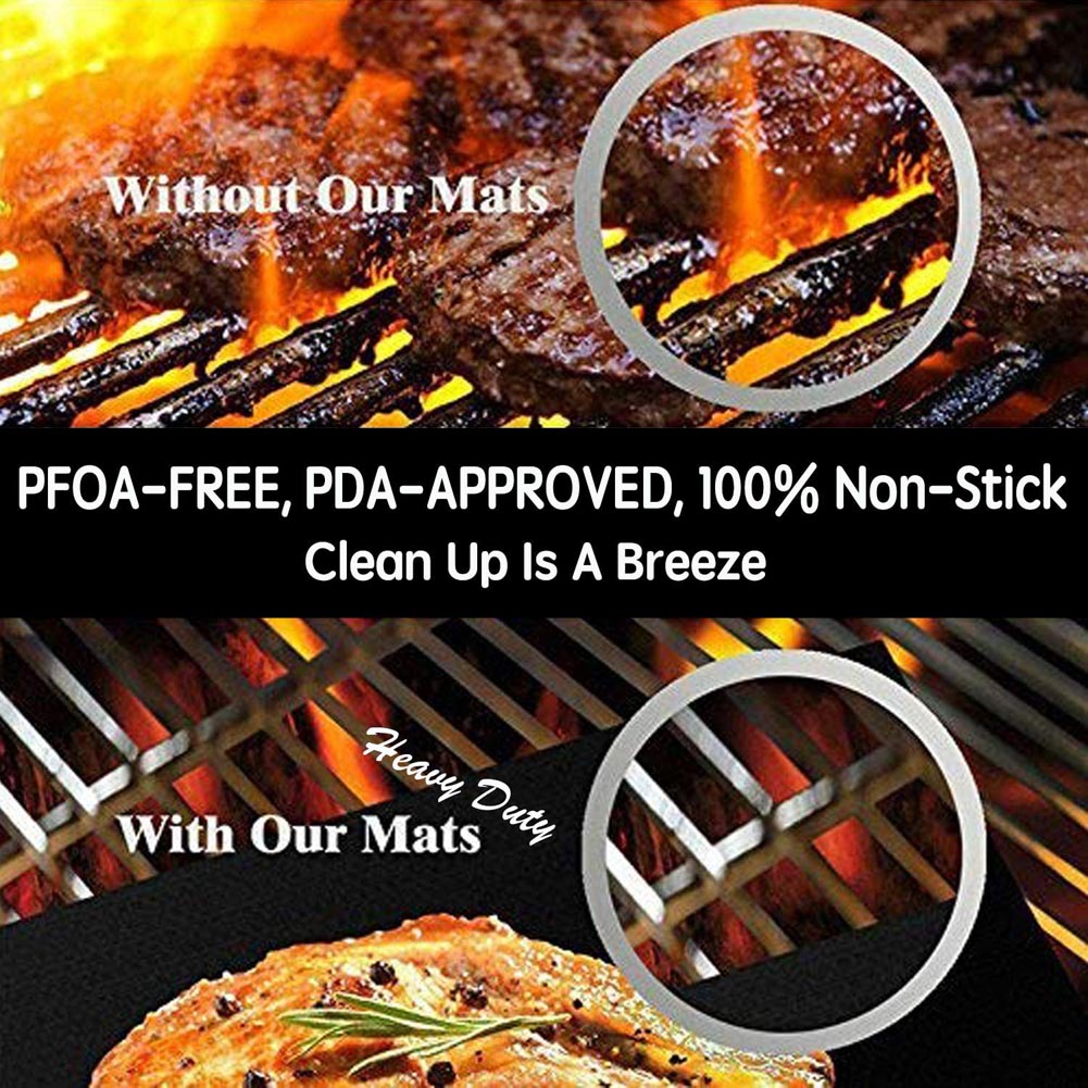 Reusable, Non-Stick, BBQ Grill Matt