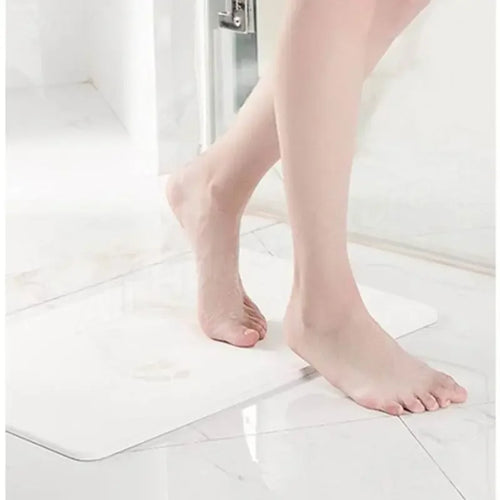 Diatomite Stone Bath Mat - Non-Slip, Fast Drying, Machine Washable
