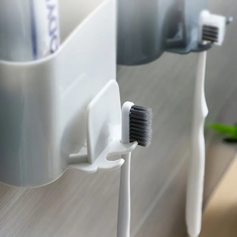 Non-slip Silicone Toothbrush Holder - the ultimate clutter-buster for your counter