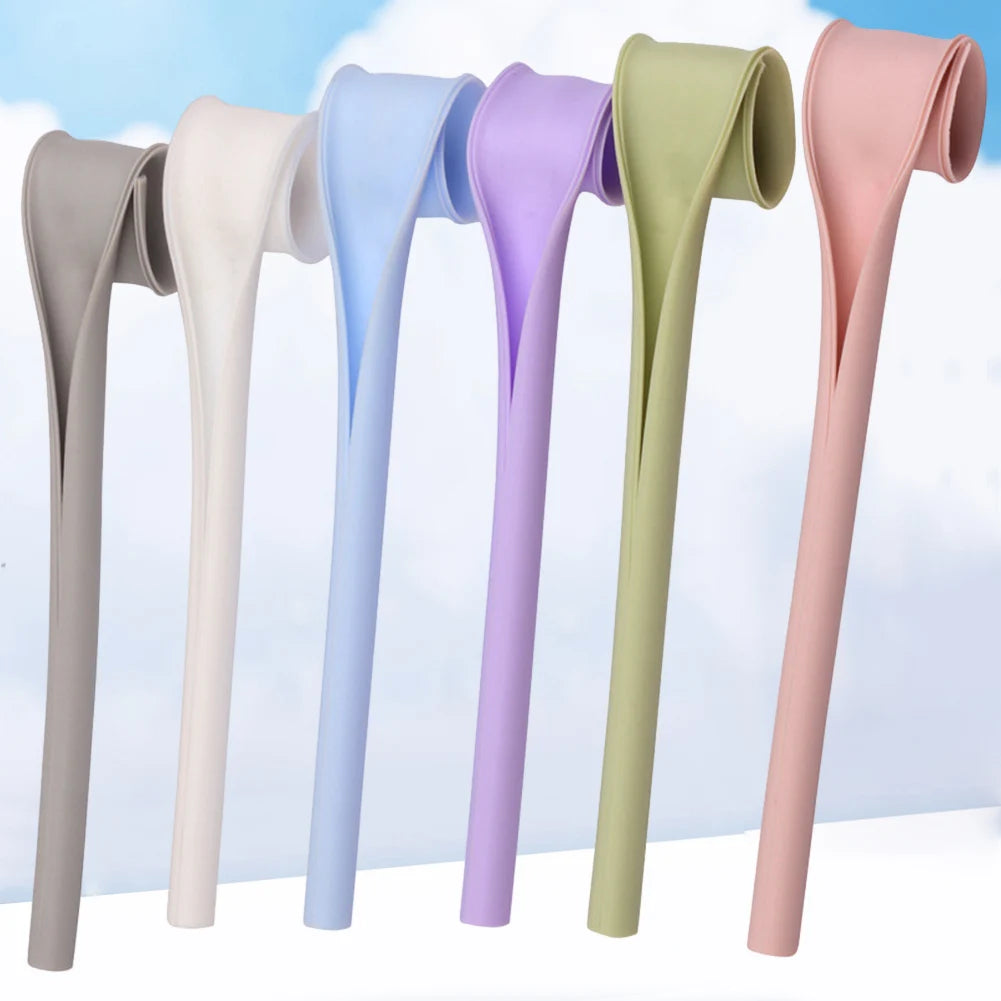 Silicone Snap Straws - Reusable + Eco-Friendly 6PC Set