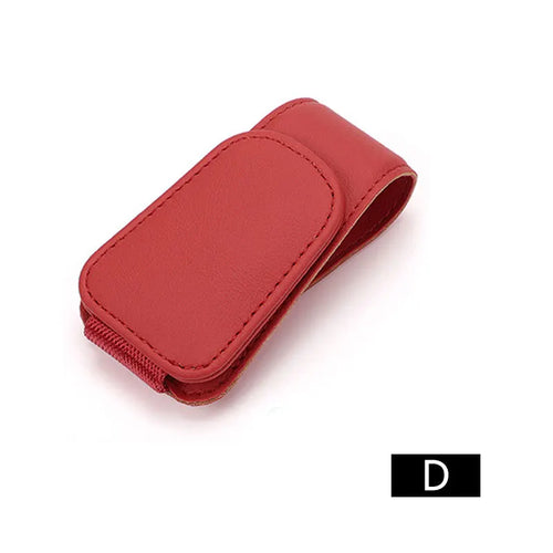 Magnetic Leather Sunglasses Holder - 100% Vegan and eco-friendly