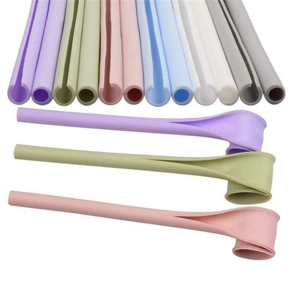 Silicone Snap Straw - Reusable + Eco-Friendly 1PC
