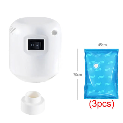 Vacuum Compression Bags and Electric Air Pump for Light Traveling