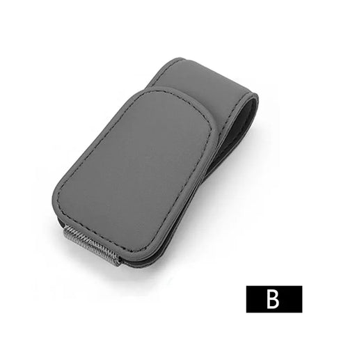 Magnetic Leather Sunglasses Holder - 100% Vegan and eco-friendly