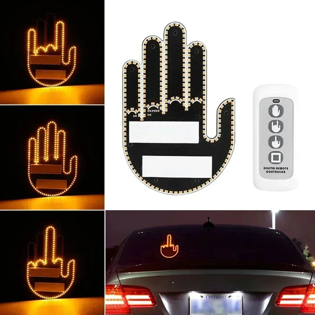 LED Hand Gesture Light for Car Window