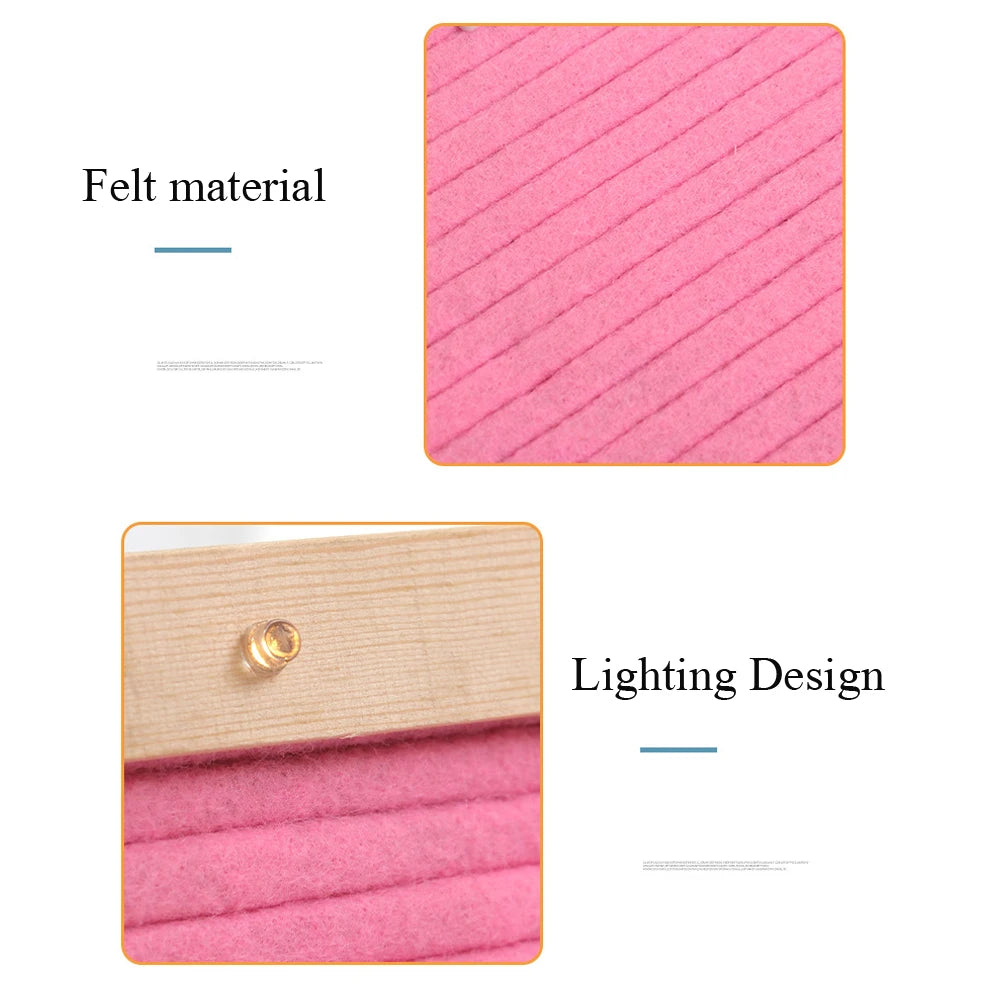 Glowing Wooden Frame Letterboard