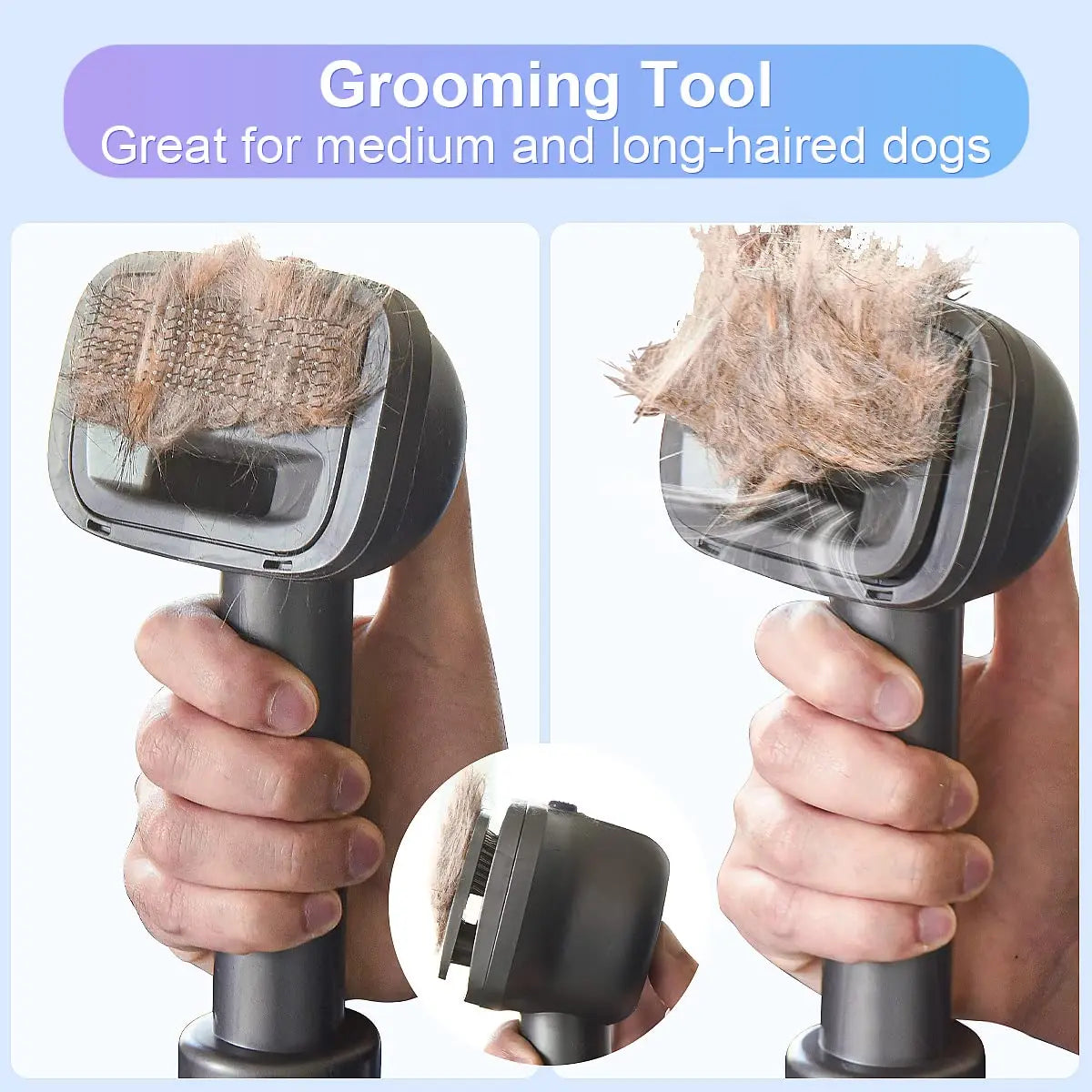 2-in-1 Pet Grooming and Deshedding Vacuum Kit - Dyson V compatible