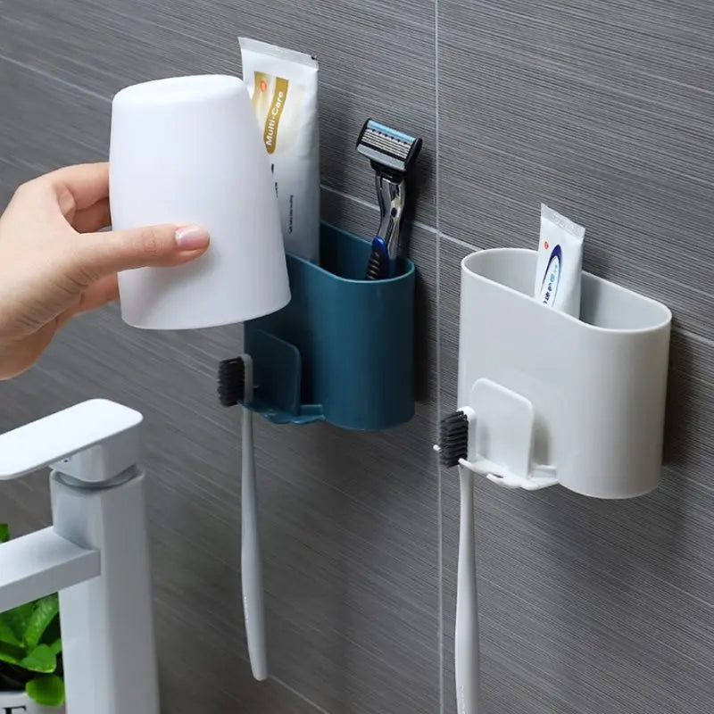 Non-slip Silicone Toothbrush Holder - the ultimate clutter-buster for your counter