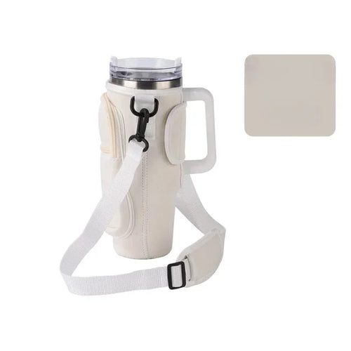40 oz Stanely Cup Carrier - Includes pouch for phone, keys and cards!