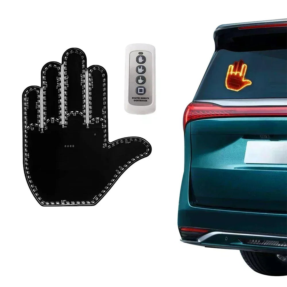 LED Hand Gesture Light for Car Window