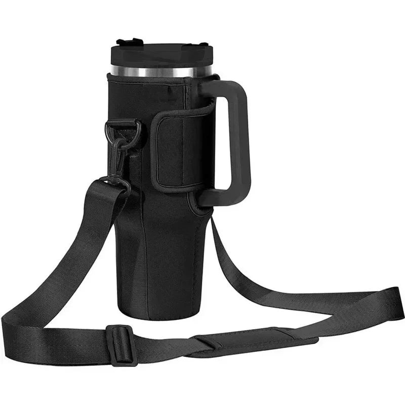 40 oz Stanely Cup Carrier - Includes pouch for phone, keys and cards!
