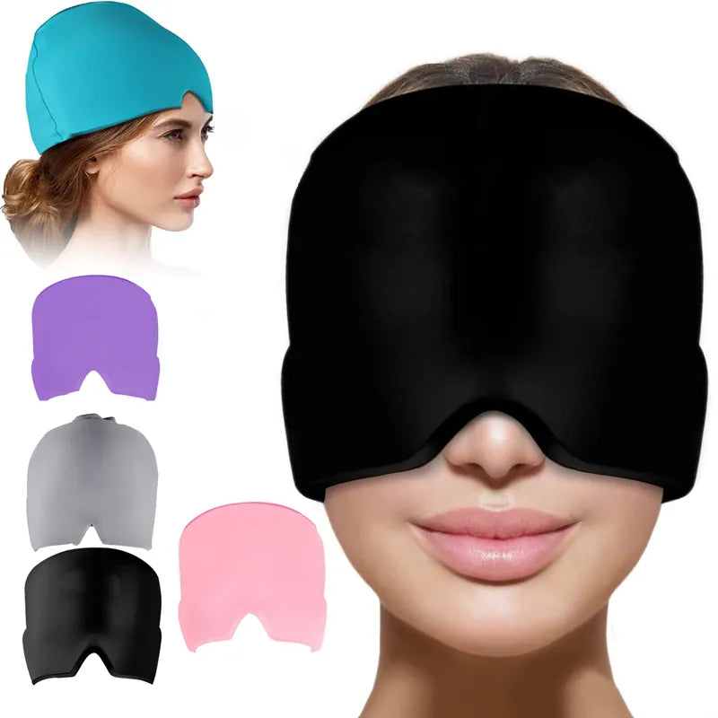 Form Fitting Gel Headache Relief Cap