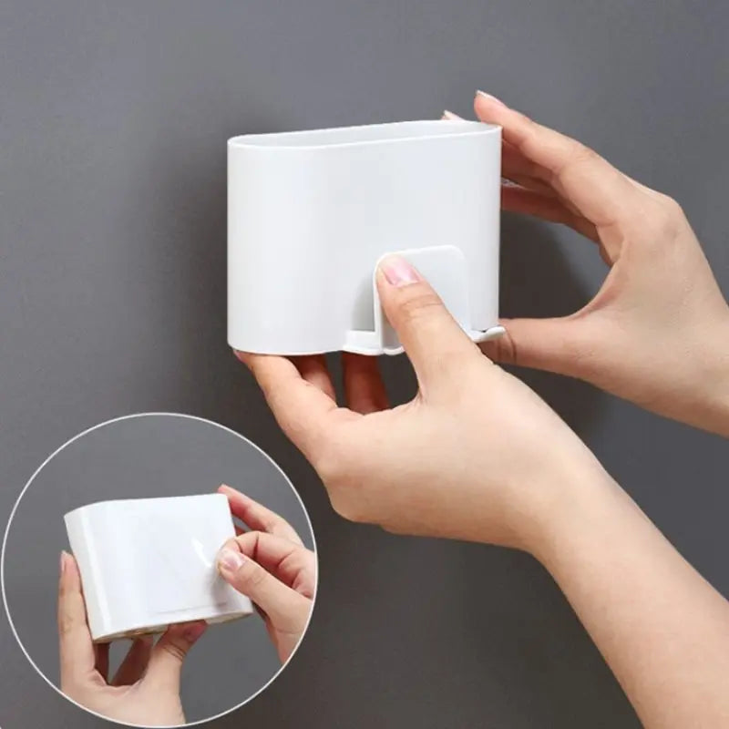 Non-slip Silicone Toothbrush Holder - the ultimate clutter-buster for your counter