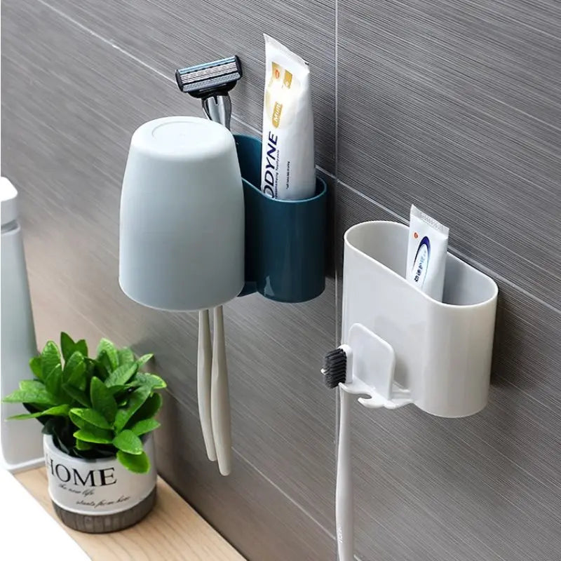 Non-slip Silicone Toothbrush Holder - the ultimate clutter-buster for your counter