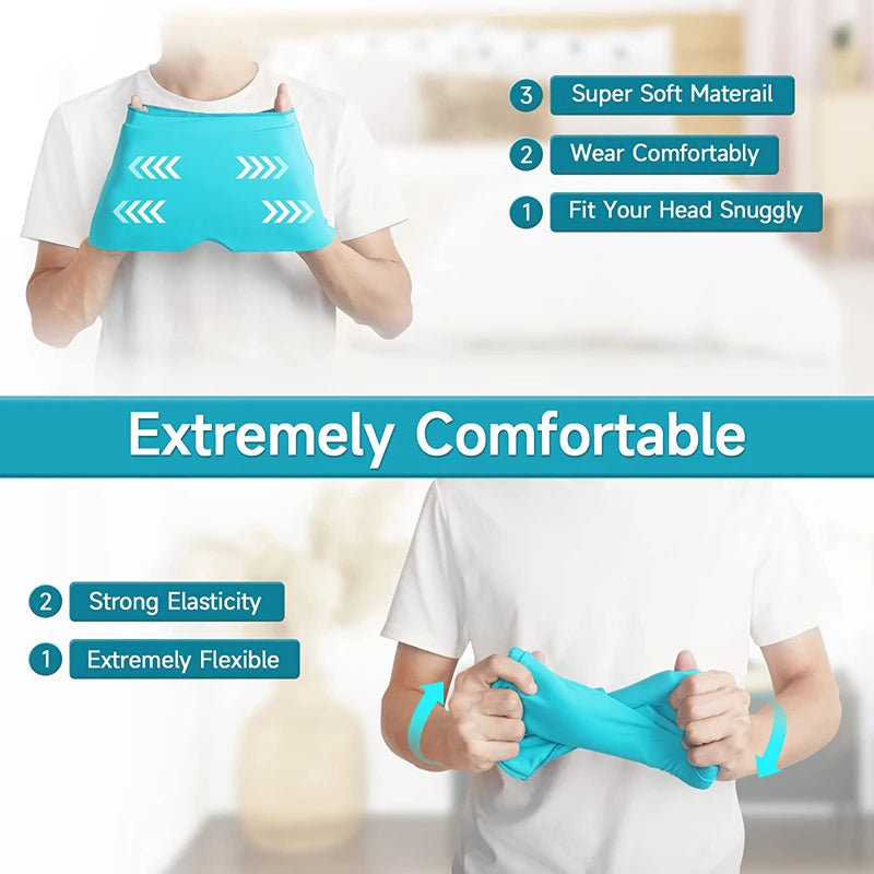 Form Fitting Gel Headache Relief Cap