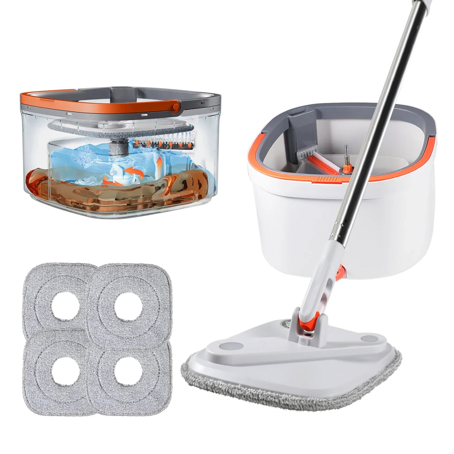 Magic Washing and Drying Mop System