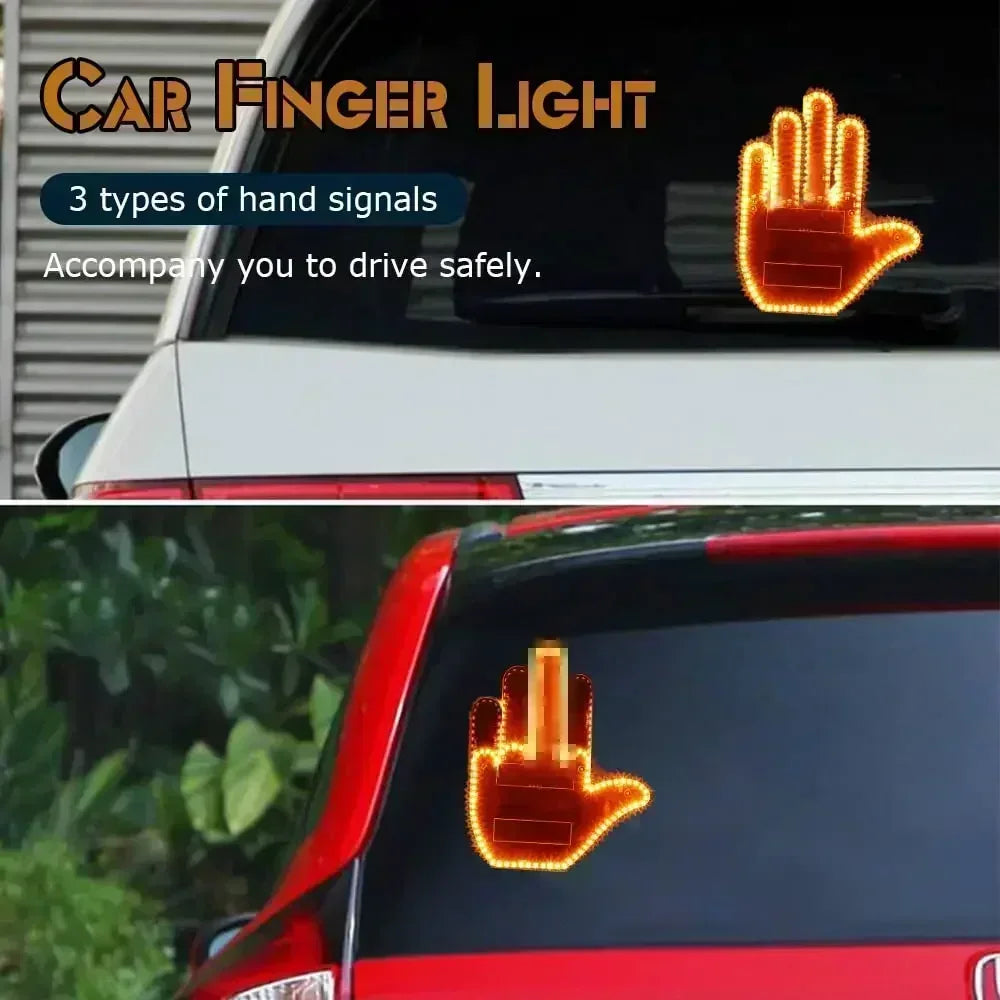 LED Hand Gesture Light for Car Window