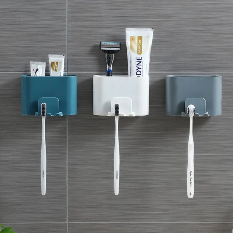 Non-slip Silicone Toothbrush Holder - the ultimate clutter-buster for your counter