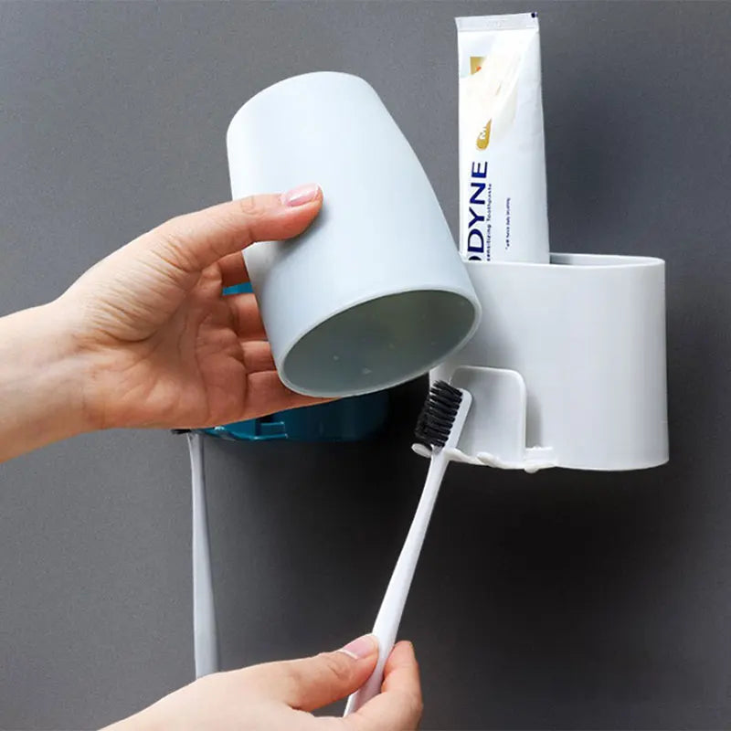 Non-slip Silicone Toothbrush Holder - the ultimate clutter-buster for your counter