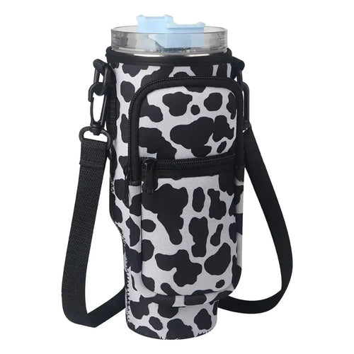 40 oz Stanely Cup Carrier - Includes pouch for phone, keys and cards!