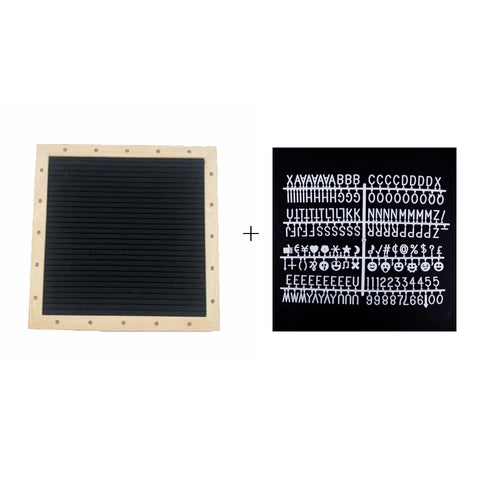 Glowing Wooden Frame Letterboard