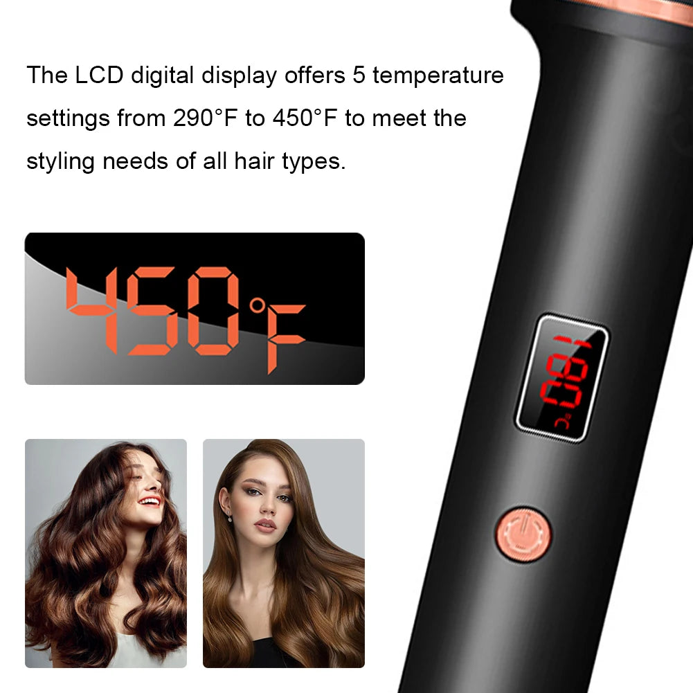 Viral Ceramic Hair Curling Brush