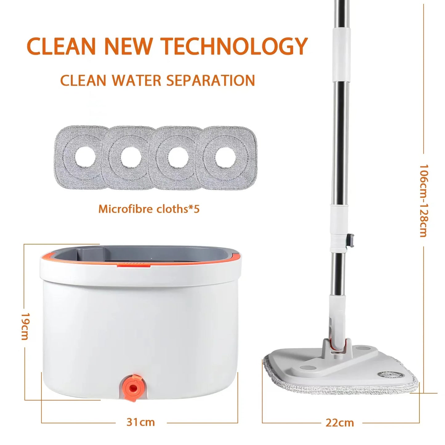 Magic Washing and Drying Mop System