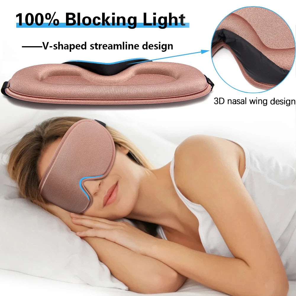 Lash Protecting, Memory Foam, Light Blocking Sleep Mask